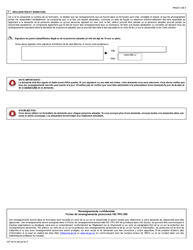 Forme CIT0010 Partie 1 Confirmation De La Citoyennete Canadienne Du Ou DES Parents Adoptifs - Canada (French), Page 5