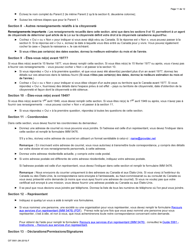 Forme CIT0001 Demande De Certificat De Citoyennete Pour Adultes Et Mineurs (Preuve De Citoyennete) En Vertu De L&#039;article 3 De La Loi Sur La Citoyennete - Canada (French), Page 11