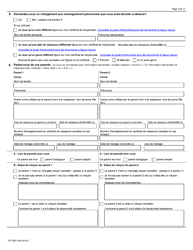 Forme CIT0001 Demande De Certificat De Citoyennete Pour Adultes Et Mineurs (Preuve De Citoyennete) En Vertu De L&#039;article 3 De La Loi Sur La Citoyennete - Canada (French), Page 2