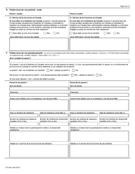 Forme CIT0001 Demande De Certificat De Citoyennete Pour Adultes Et Mineurs (Preuve De Citoyennete) En Vertu De L&#039;article 3 De La Loi Sur La Citoyennete - Canada (French), Page 4