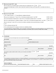 Forme CIT0001 Demande De Certificat De Citoyennete Pour Adultes Et Mineurs (Preuve De Citoyennete) En Vertu De L&#039;article 3 De La Loi Sur La Citoyennete - Canada (French), Page 6