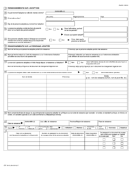 Forme CIT0012 Partie 2 Demande De La Personne Adoptee - Canada (French), Page 2