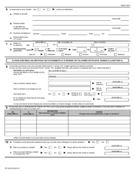 Forme CIT0302 Demande De Repudiation De La Citoyennete Canadienne - En Vertu Du Paragraphe 9(1) - Canada (French), Page 2