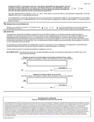 Forme CIT0497 Demande D&#039;attribution De La Citoyennete Canadienne Pour Les Personne Apatrides Nees D&#039;un Parent Canadien a Compter Du 17 Avril 2009 - Paragraphe 5(5) - Canada (French), Page 7
