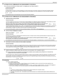 Forme CIT0534 Demande De Reintegration Dans La Citoyennete - Forces Armees Canadiennes - En Vertu Du Paragraphe 11(1) - Canada (French), Page 6