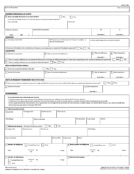 Forme IMM1294 Demande De Permis D&#039;etudes Presentee a L&#039;exterieur Du Canada - Canada (French), Page 2