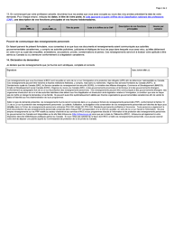 Forme IMM0113 Agenda 1 Politique D&#039;interet Public Temporaire Pour Les Travailleurs De La Construction Sans Statut Dans La Region Du Grand Toronto (Rgt) - Canada (French), Page 2