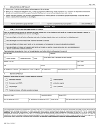 Forme IMM1324 Engagement / Demande De Parrainage D&#039;aide Conjointe Signataires D&#039;entente De Parrainage Et Groupes Constitutifs - Canada (French), Page 3