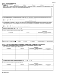 Forme IMM5009 Verification Du Statut Ou Remplacement D&#039;un Document D&#039;immigration - Canada (French), Page 2