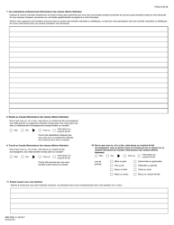 Forme IMM0008 Agenda 6A Gens D&#039;affaires &quot; Travailleurs Autonomes - Canada (French), Page 2