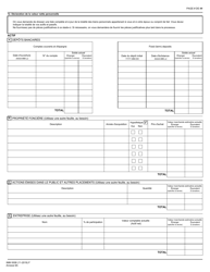 Forme IMM0008 Agenda 6A Gens D&#039;affaires &quot; Travailleurs Autonomes - Canada (French), Page 3