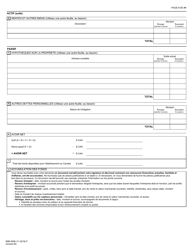 Forme IMM0008 Agenda 6A Gens D&#039;affaires &quot; Travailleurs Autonomes - Canada (French), Page 4