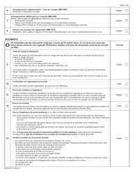 Forme IMM5457 Liste De Controle DES Documents Programme DES Travailleurs Hautement Qualifies Du Canada Atlantique - Canada (French), Page 2