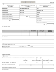 Forme IMM5349 Demande De Pret Frais Relatifs Au Droit De Residence Permanente - Canada (French), Page 2