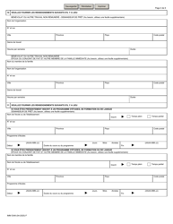 Forme IMM5349 Demande De Pret Frais Relatifs Au Droit De Residence Permanente - Canada (French), Page 4