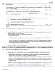 Forme IMM5533 Liste De Verification DES Documents - Epoux (Incluant Les Enfants a Charge) - Canada (French), Page 5