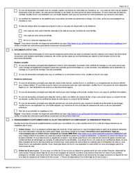 Forme IMM5533 Liste De Verification DES Documents - Epoux (Incluant Les Enfants a Charge) - Canada (French), Page 6