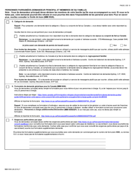 Forme IMM5589 Liste De Verification DES Documents - Conjoint De Fait (Incluant Les Enfants a Charge) - Canada (French), Page 2