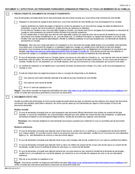 Forme IMM5589 Liste De Verification DES Documents - Conjoint De Fait (Incluant Les Enfants a Charge) - Canada (French), Page 6