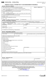 Forme IMM5563 Demande D&#039;acces a L&#039;information Et a DES Renseignements Personnels - Canada (French), Page 2