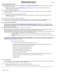 Forme IMM5653 Liste De Controle DES Documents Pour Les Candidats Au Programme Pilote D&#039;immigration Au Canada Atlantique Permis De Travail (A L&#039;exterieur Du Canada) - Canada (French), Page 2