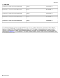 Forme IMM5670 Engagement De Parrainage Et Plan D&#039;etablissement - Groupes De Cinq - Canada (French), Page 6