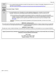 Forme IMM5771 Liste De Controle DES Documents - Repondant Pour Parents Et Grands-Parents - Canada (French), Page 3