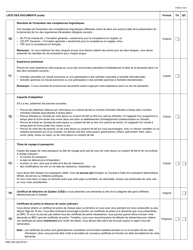 Forme IMM5784 Liste De Controle DES Documents - Residence Permanente - Programme Federal DES Travailleurs Autonomes Et Travailleurs Autonomes Selectionnes Par Le Quebec - Canada (French), Page 3