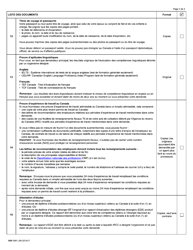 Forme IMM5981 List De Controle DES Documents Residence Permanente - Gardiens / Gardiennes D&#039;enfants En Milieu Familial Ou Aides Familiaux a Domicile - Canada (French), Page 3