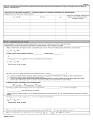 Forme IMM5983 Offre D&#039;emploi Programmes Pilotes DES Gardiens/Gardiennes D&#039;enfants En Milieu Familial Et DES Aides Familiaux a Domicile - Canada (French), Page 3