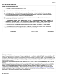 Forme IMM5984 Offre D&#039;emploi a Un Ressortissant Etranger Programme Pilote D&#039;immigration Dans Les Communautes Rurales Et Du Nord - Canada (French), Page 4