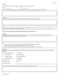 Forme IMM5908 Programme Pilote D&#039;immigration Dans Les Communautes Nordiques Et Rurales - Formulaire Sur L&#039;interet De La Communaute - Canada (French), Page 2