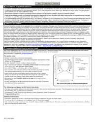 Form PPTC190 Adult Travel Document Application for Stateless and Protected Persons in Canada (16 Years of Age or Over) - Canada, Page 7