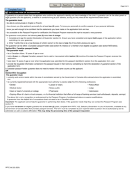 Form PPTC042 Child Abroad General Passport Application for Canadians Under 16 Years of Age Applying Outside of Canada and the Usa - Canada, Page 6