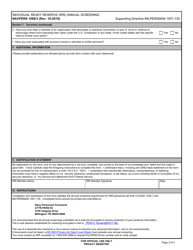 NAVPERS Form 1080/3 Individual Ready Reserve (Irr) Annual Screening, Page 3