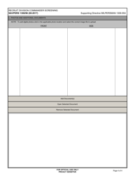NAVPERS Form 1306/96 Recruit Division Commander Screening, Page 4