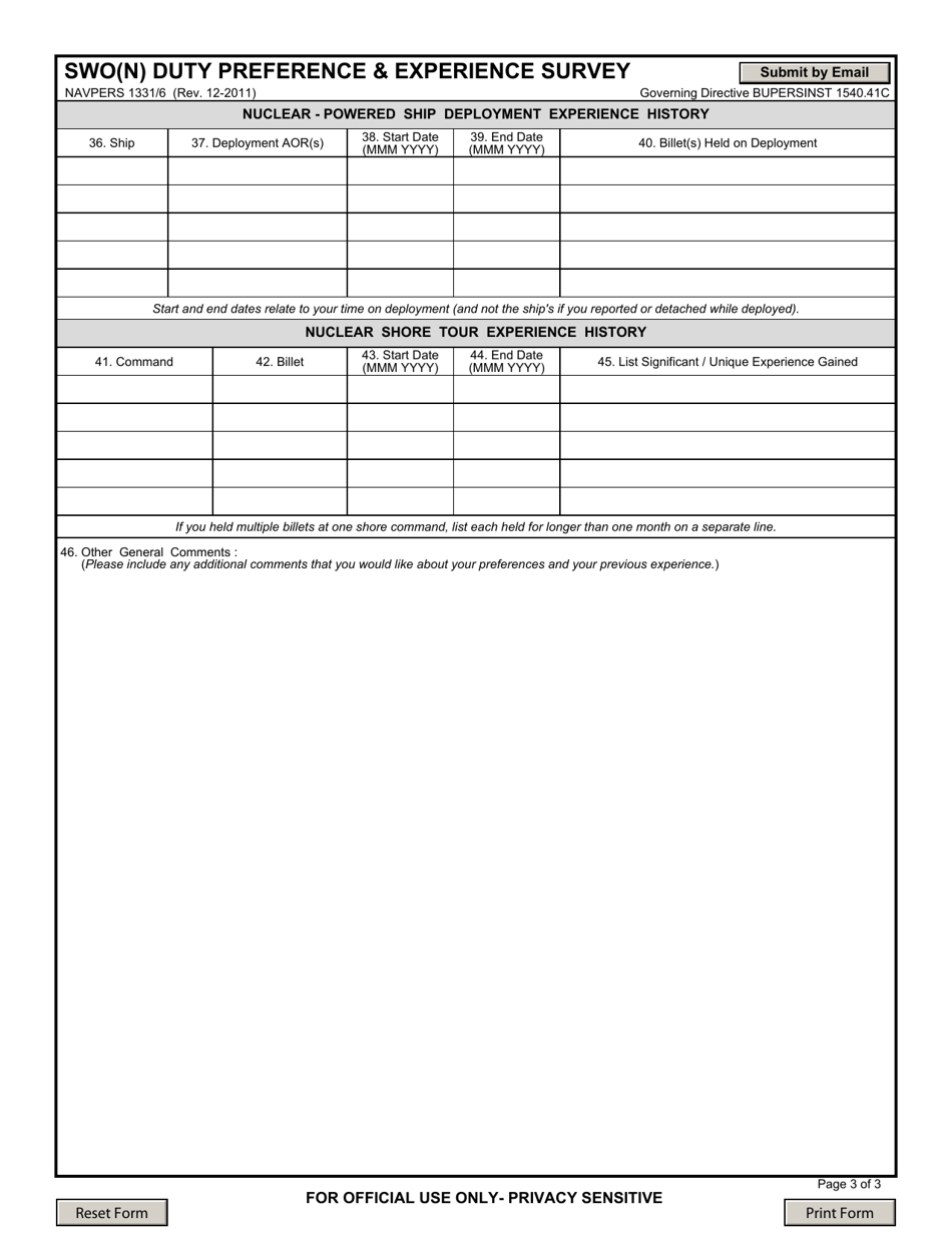 Navpers Form 13316 Fill Out Sign Online And Download Fillable Pdf Templateroller 2817