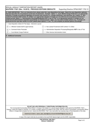NAVPERS Form 1752/1 Sexual Assault Disposition Report (Sadr), Page 2