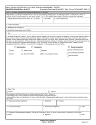 NAVPERS Form 5354/2 Navy Equal Opportunity (Eo) and Sexual Harassment Report, Page 2