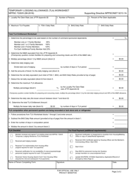 Form NPPSC7220/5 Temporary Lodging Allowance (Tla) Worksheet, Page 2