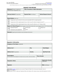 Document preview: Form PTO-2326 Request for Refund