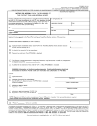 Form PTO/SB/31 &quot;Notice of Appeal From the Examiner to the Patent Trial and Appeal Board&quot;