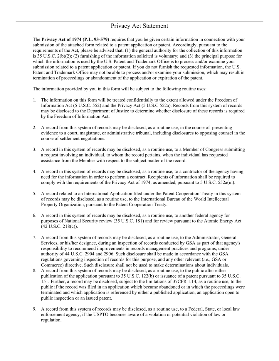 Form PTO / SB / 82CN Power of Attorney or Revocation of Power of Attorney With a New Power of Attorney and Change of Correspondence Address (English / Chinese), Page 4