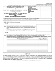 Document preview: Form PTO/SB/82IT Power of Attorney or Revocation of Power of Attorney With a New Power of Attorney and Change of Correspondence Address (English/Italian)