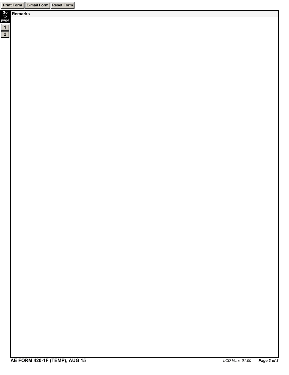 AE Form 420-1F (TEMP) Army in Europe Barracks Inspection and Recognition Program (Birp) Checklist, Page 3