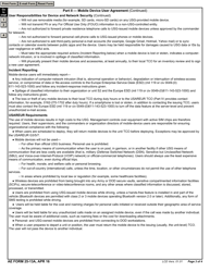 AE Form 25-13A Army in Europe Mobile Device User Agreement, Page 3
