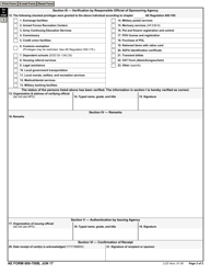 AE Form 600-700B Application for Army in Europe Privilege and Identification Card, Page 2