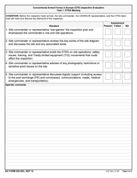 AE Form 525-50C Conventional Armed Forces in Europe (Cfe) Inspection Evaluation, Page 2