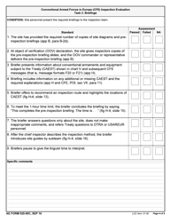 AE Form 525-50C Conventional Armed Forces in Europe (Cfe) Inspection Evaluation, Page 4