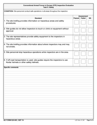 AE Form 525-50C Conventional Armed Forces in Europe (Cfe) Inspection Evaluation, Page 6